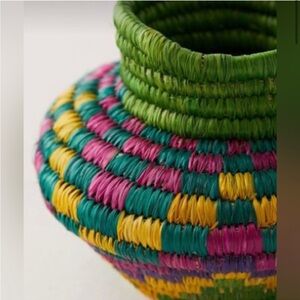 Urban Outfitters Seagrass Multicolor Vase
